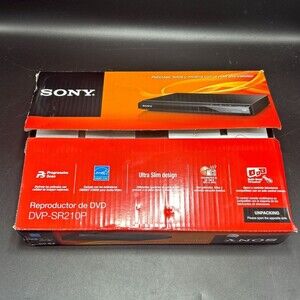 Sony DVP-SR210P DVD Player Progressive Scan Ultra Slim Energy Composite Cables